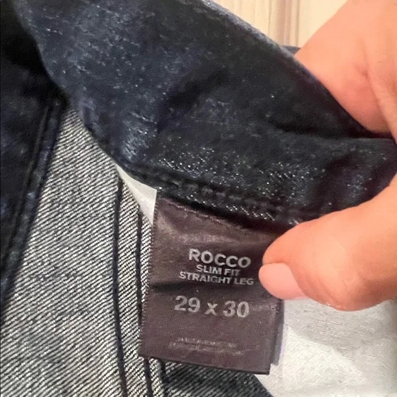 Express Midnight Blue Slim Straight Jeans - Picture 7 of 10